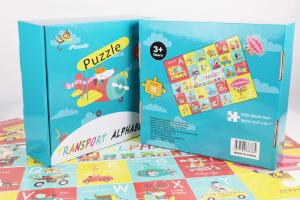 Quality CMYK Floor Paper Jigsaw Puzzle Educational For Kids Ages 4-8 wholesale