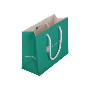 Quality 210gsm Coated Paper Packaging Bags For Clothing Gifts Groceries wholesale