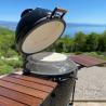 Buy cheap 21.5 Inch SGS Charcoal Kamado Grill , Blue Ceramic Smoker Grill from wholesalers