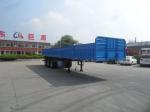 Custom's Requirement Tri-axles Flatbed Sidewall Semi Truck Trailer for Cargo