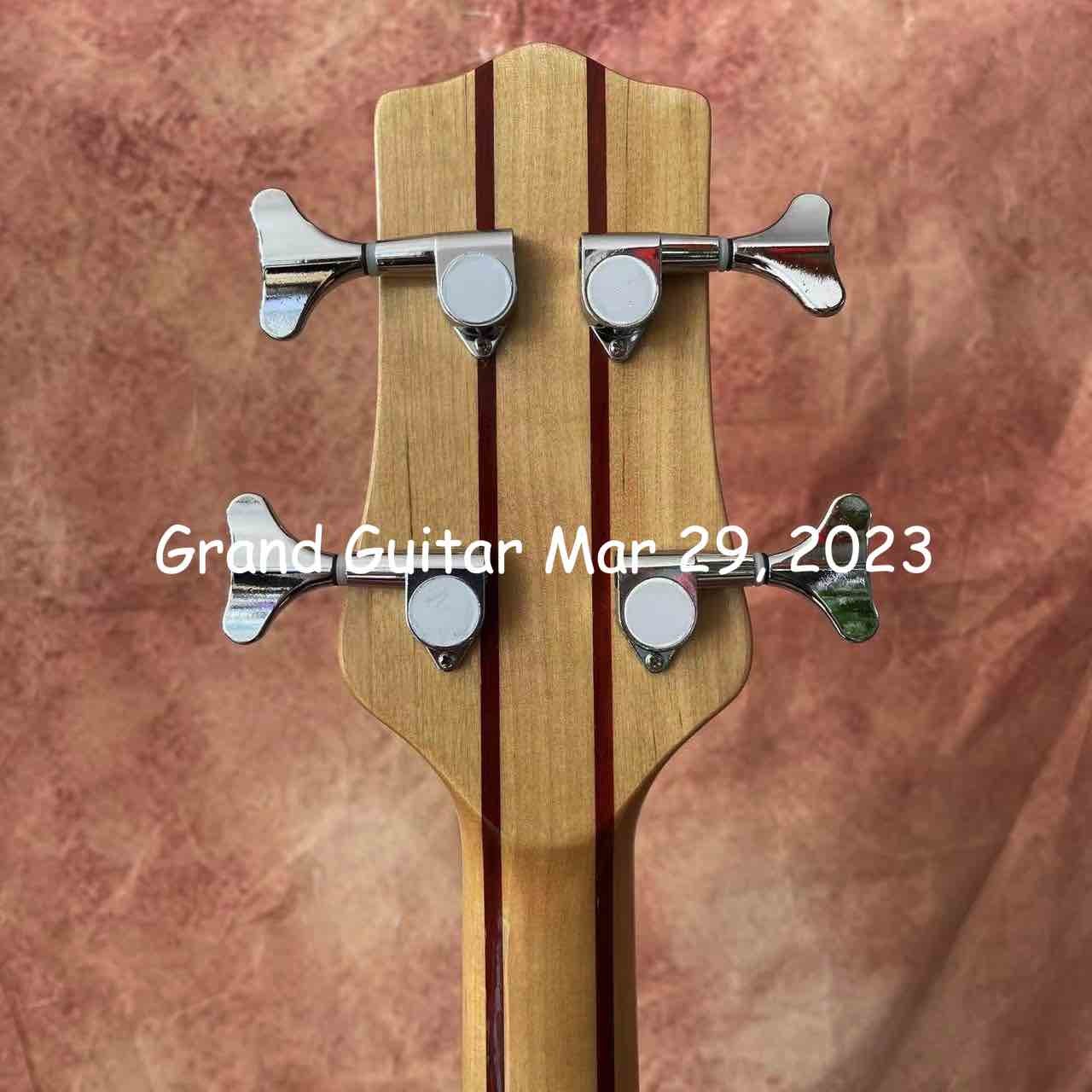 Custom WAL Style 4 strings neck through body electric guitar bass active pickup