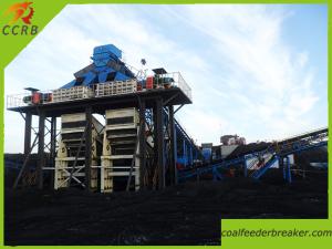 Quality 3000TPH Skid Mounted Open Pit Mine Coal Crushing Plant wholesale