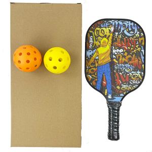 Quality UV Pickle Ball Racket Aramid Honeycomb Core Outdoor Carbon Pickleball Paddle wholesale