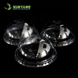 Quality 185mm Transparent Cold Drink PLA Lids Takeaway wholesale