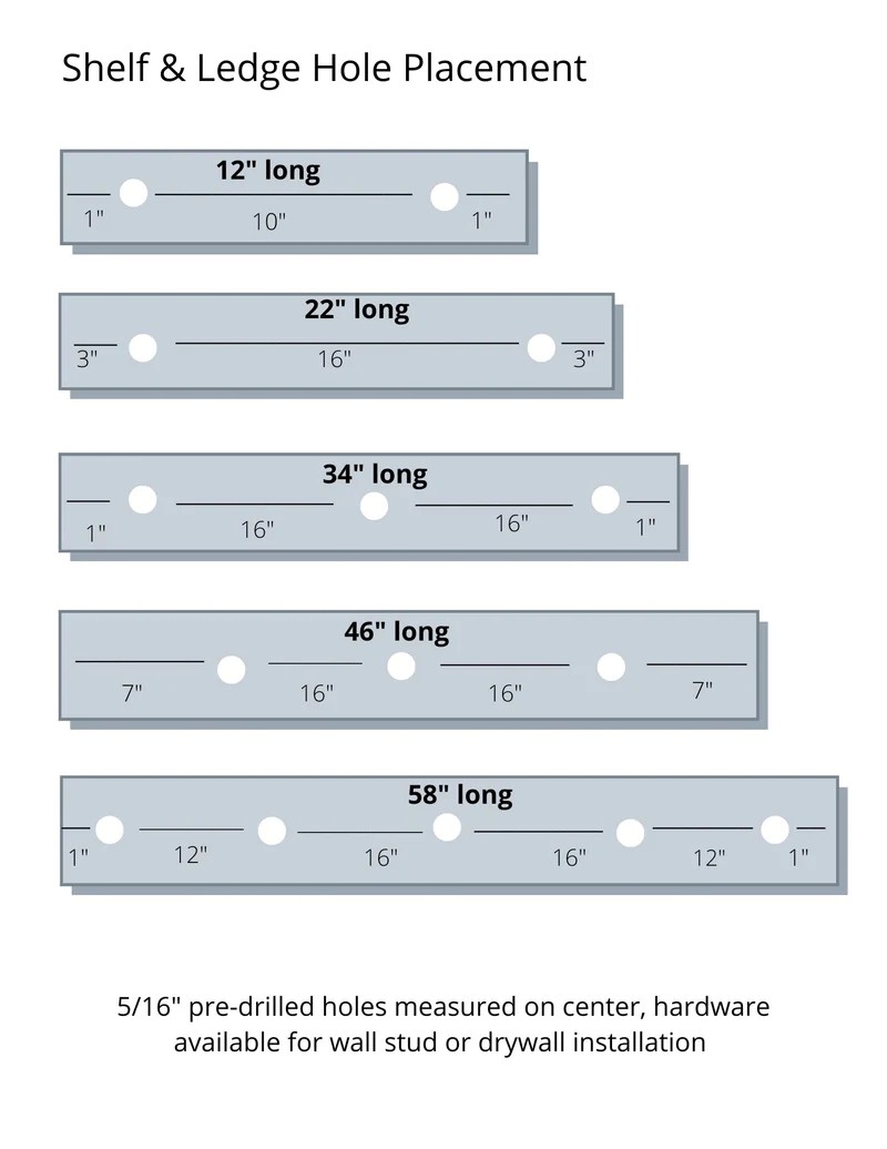 Versatile Floating Metal Picture Ledge Rack with Lip and Customizable Size Options