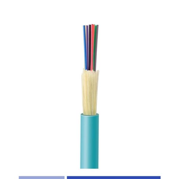 6 Strand Indoor Fiber Optic Cable OM3 50/125um Tight Buffered LSZH Multimode