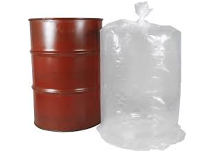Custom 200 Liter Transparent Drum Liner Bags 4mil Round Bottom Liner