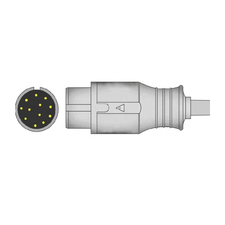 IBP adapter cable compatible for conmen blood pressure monitor to PVB transducer