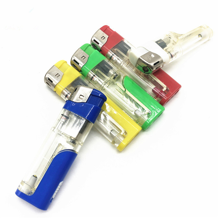 Dy-5810 LED Lamp Cigarette Plastic Gas Electric Lighter