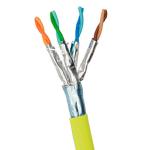 LSZH Yellow Jacket FFTP CAT8 Cable 22AWG 2000MHz Ethernet High Speed Cable