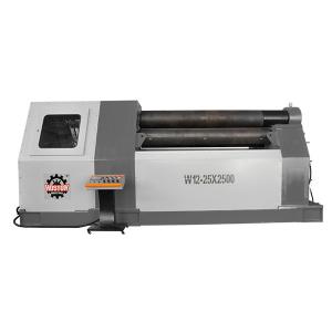 Quality 2500mm Metal Sheet Hydraulic 3 Roller Plate Rolling Machine Heavy Duty 25x2500mm wholesale