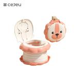 6920，Folding toilet, little lion shape,One key folding/ portable toilet/Quick