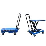 1000kg Hydraulic Single Scissor Lift Table Mini Smart Portable Max Height 950mm