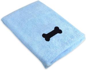Quality Large Bath 72x110 Cm Microfiber Pet Towel For Dogs 85 Polyester 15 Polyamide wholesale