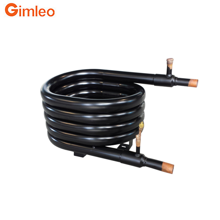 19mm Refrigerant Inlet Titanium Coaxial Coil Heat Exchanger GY-0440C Anti Freezing OEM