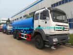 Beiben North Benz 6x6 Water Truck , 380hp Water Tanker Vehicle 18000 Liters