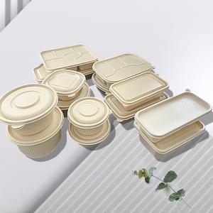 Quality Biodegradable Eco Friendly Takeaway Boxes Waterproof And Oil Resistant wholesale