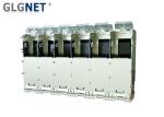 Light Pipe Heat Sink SFP Cage Connector Six Ports In Ganged Structure