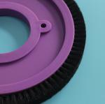 Standard Ilsung Stenter Machine Parts Brush Wheel Black Nylon Hair