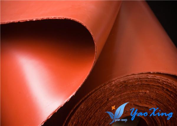 2.5mm Flame Resistant Cloth Silicone Rubber Coated Fiberglass Cloth Good Air