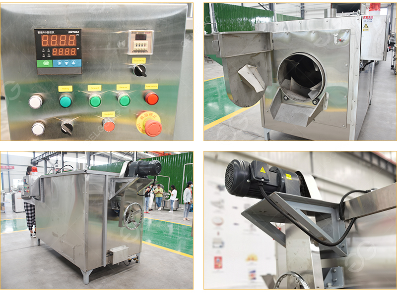 Dry Cereal Grain Roaster Machine Price