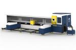 Fiber Optic Laser Cutting Machine Adjustable Speed For Metal Tube