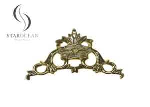 Quality Gold Fine Finish Coffin Lid Decorative Hardware Accessories Fast Delivery PF06 wholesale