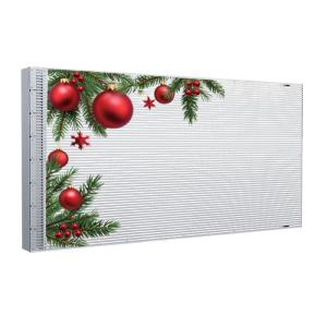 Quality P4 Adhesive Transparent LED Display 240x1500mm 3.5 kg Per Square Meter wholesale