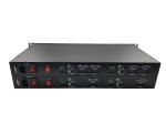CE VGA To Fiber Converter Audio Video / VGA Multiplexer rack 2CH Audio + Data +