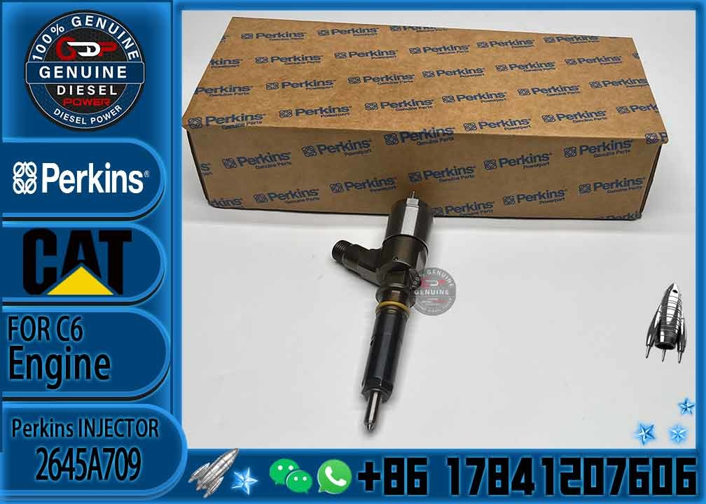 Diesel engine fuel injector 282-0490 2645A709 for 321D excavators engine diesel C6.6 C6.4 C4.2 injector