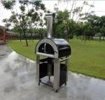 Durable Burning Stainless Steel Wood Fired Pizza Oven 750mm
