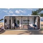 Steel CE Certified Apple Cabin Modern Prefab House for Hotel Office Movable