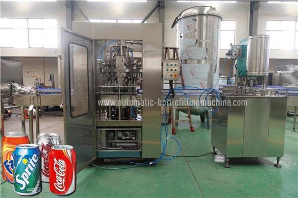 Cheap SUS304 Carbonated  Beer Can Filler Seamer Accurte Mixing Proportion for sale