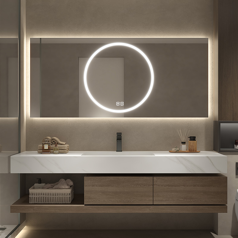 Professional Bathroom Design Made Easy with YALIG's Custom CAD/3D Floating Vanity