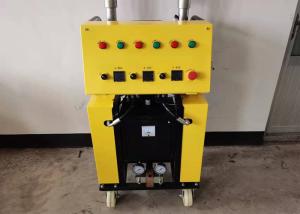 Quality Yellow 12KW Polyurethane Spray Machine Waterproof Heat Insulated PU Foaming wholesale