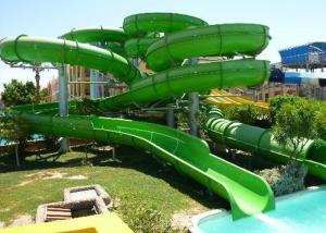 Quality Kids / Adult Family Water Slide , Fiberglass Pool Outside Water Slides wholesale