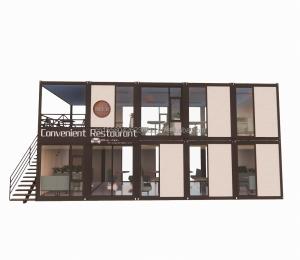 Quality Container Houses Wall 50/75/100mm Wave Sandwich Panel Foldable Expandable Prefab House Villa wholesale