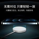 6mm distance Ultra Thin Round 15W qi wireless charger For IPhone 12