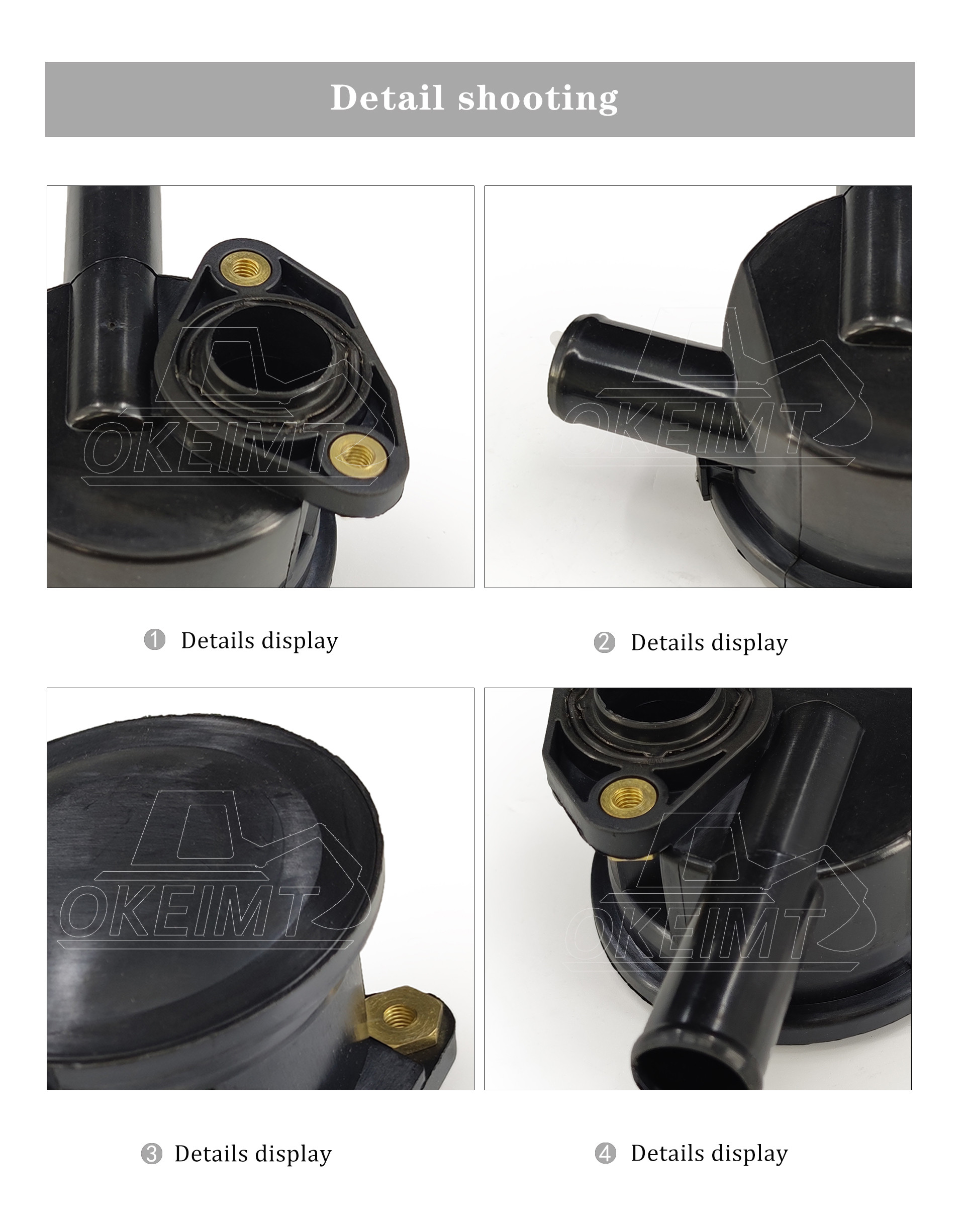 Excavator Engine Parts D6D Air Breather D6D Excavator Engine Waste Valve Cover