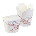 White Cardboard Customized Gift Box Paper Fast Food Packaging Box For Restaurant