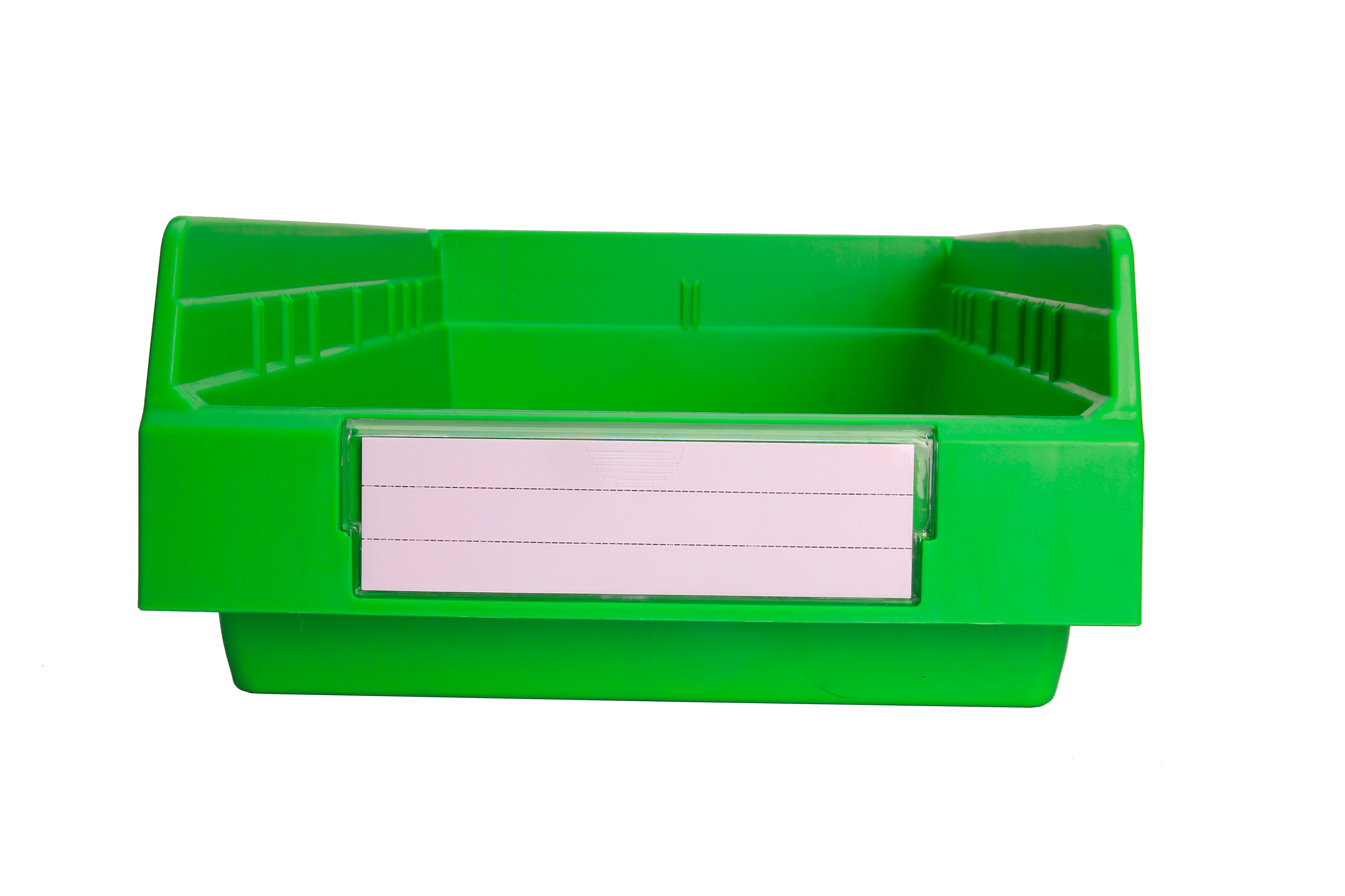 Customized Logo Classic Office Organizer Plastic Crate Industrial Warehouse Parts Storage PP Shelf Bin
