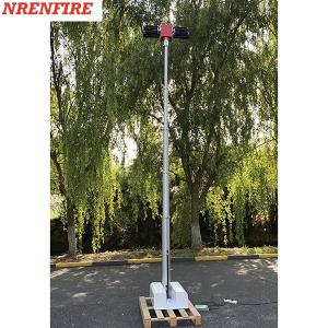 Quality 4x120W LED lamps mounted roof mast light 4.5m pneumatic telescopic mast, vehicle roof mount mast light tower wholesale
