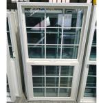 Vertical Opening Double Hung Vinyl Windows White Double Glazed Vinyl Windows