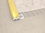 Decorative Gold Brushed 304 Stainless Steel Transition Strip Wall Tile Profile