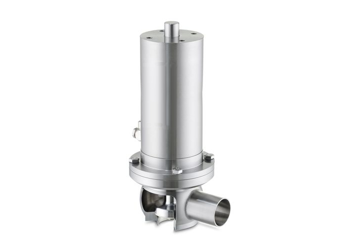 Stainless Steel Sanitary Valves - Single Seat Valves (Pneumatic Angle Seat Valve)