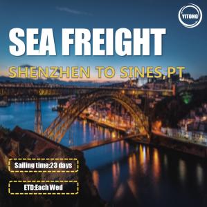 Quality 1 Shift / Week International Sea Freight Service From Shenzhen To Sines Portugal wholesale