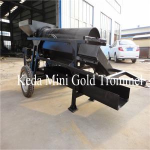 Quality 115CBM/H Small Scale Gold Wash Plants Processing 85kw Steel Rotary Movable wholesale