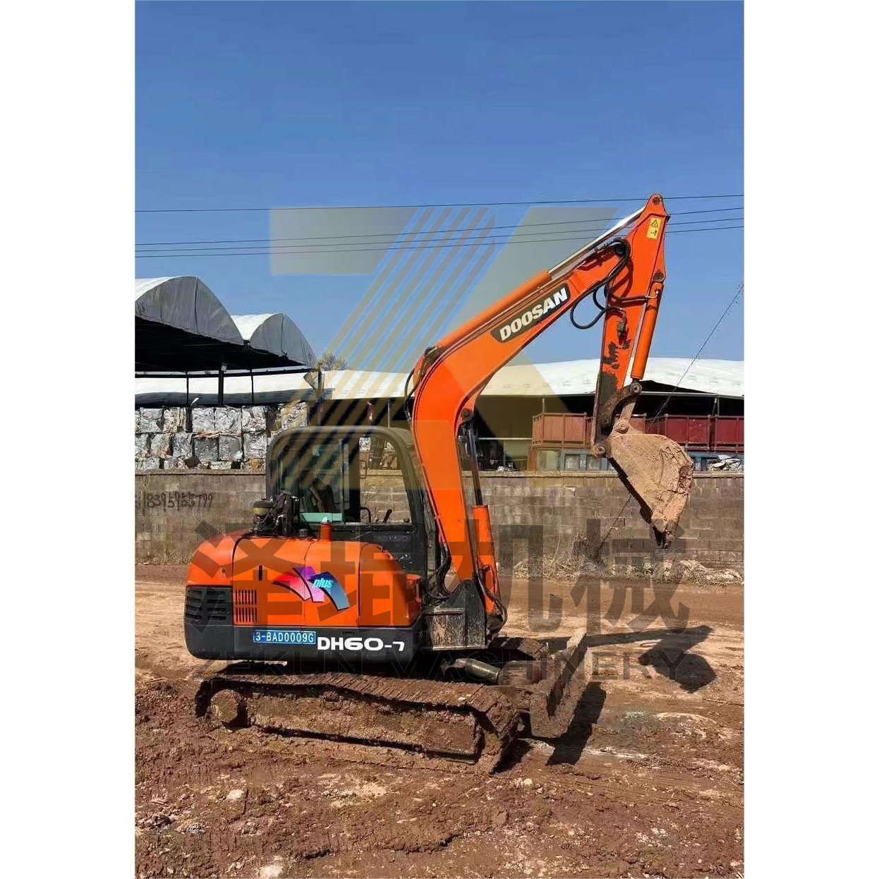 5500 KG Doosan60-7 DH55/DH60-7/80-7 DH60/DH60-7 Excavator with 0-2000 Working Hours
