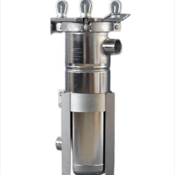 Food Beverage Shops 62KG Stainless Steel Bag Filter Housing for Industrial