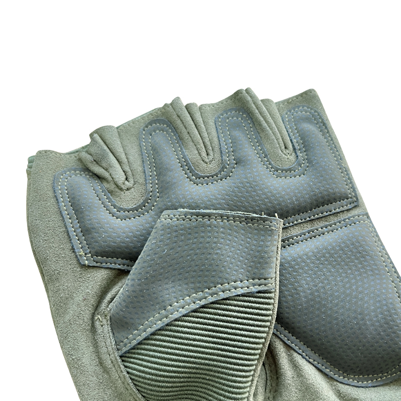 Outdoor Training Hand Protection Soft Half Finger Glove Adjustable and Touch Screen